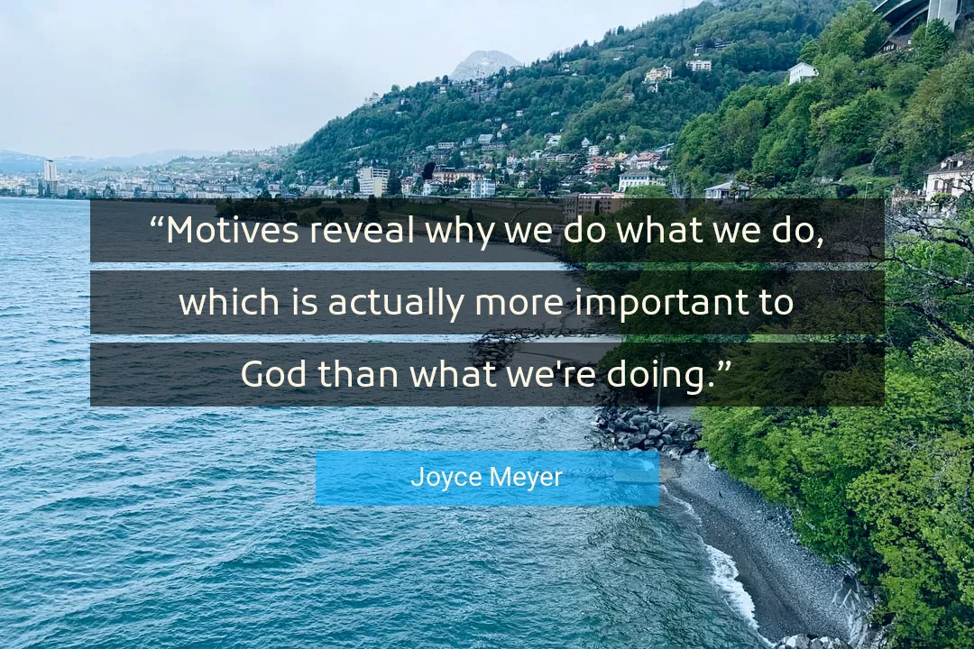 Quote About God By Joyce Meyer