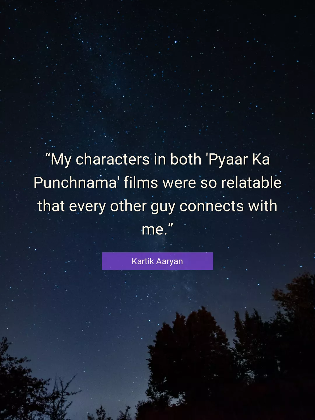 Quote About Me By Kartik Aaryan