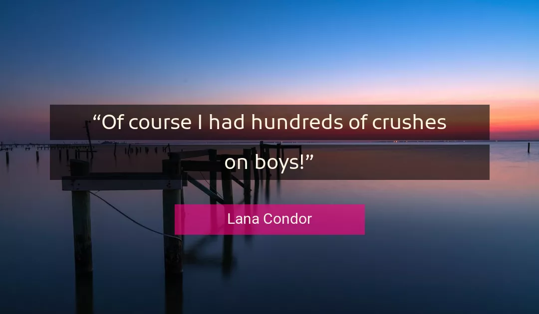 Quote About Course By Lana Condor