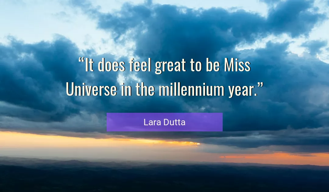 Quote About Great By Lara Dutta