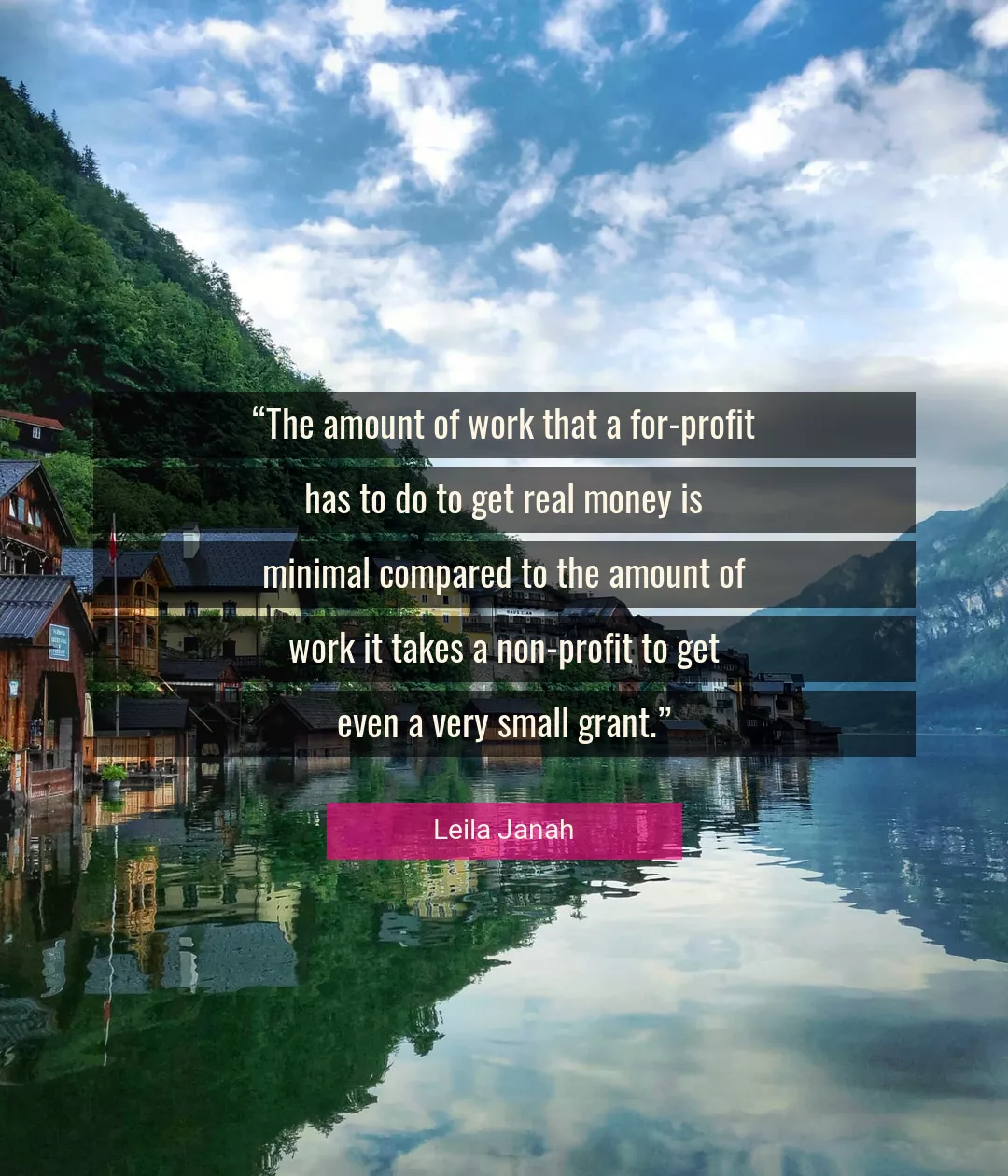 Quote About Work By Leila Janah