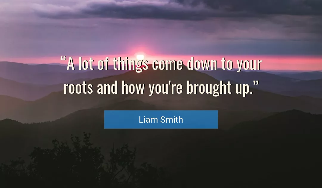 Quote About You By Liam Smith