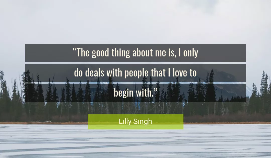 Quote About Love By Lilly Singh