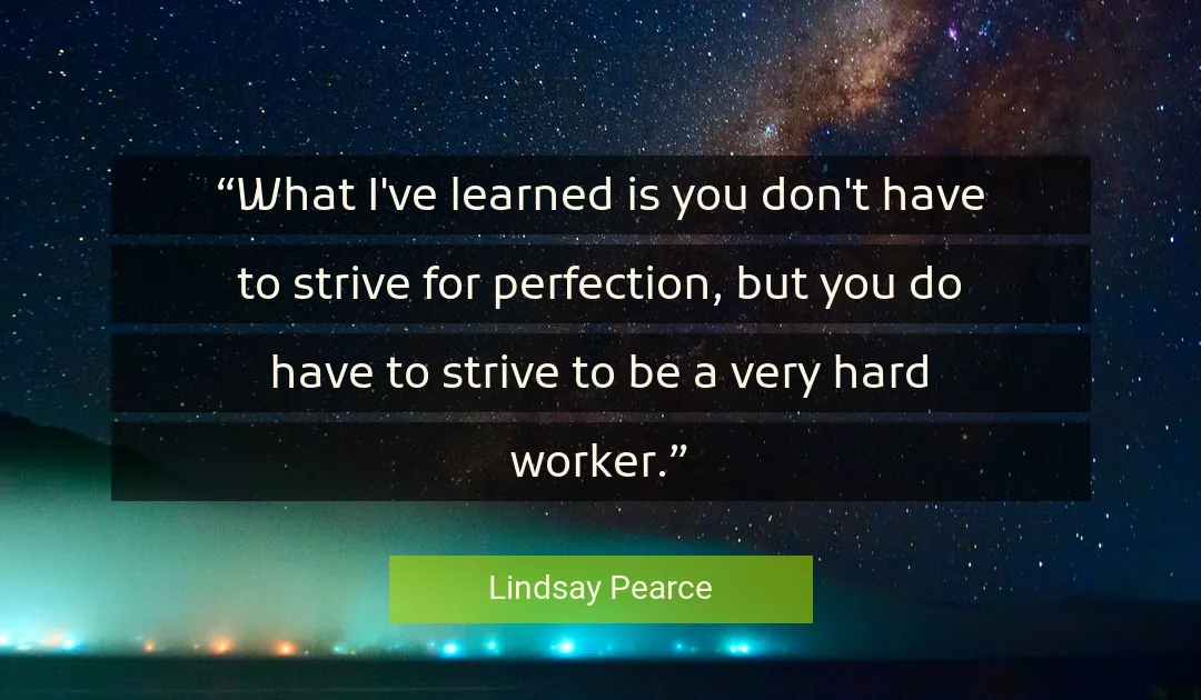 Quote About You By Lindsay Pearce