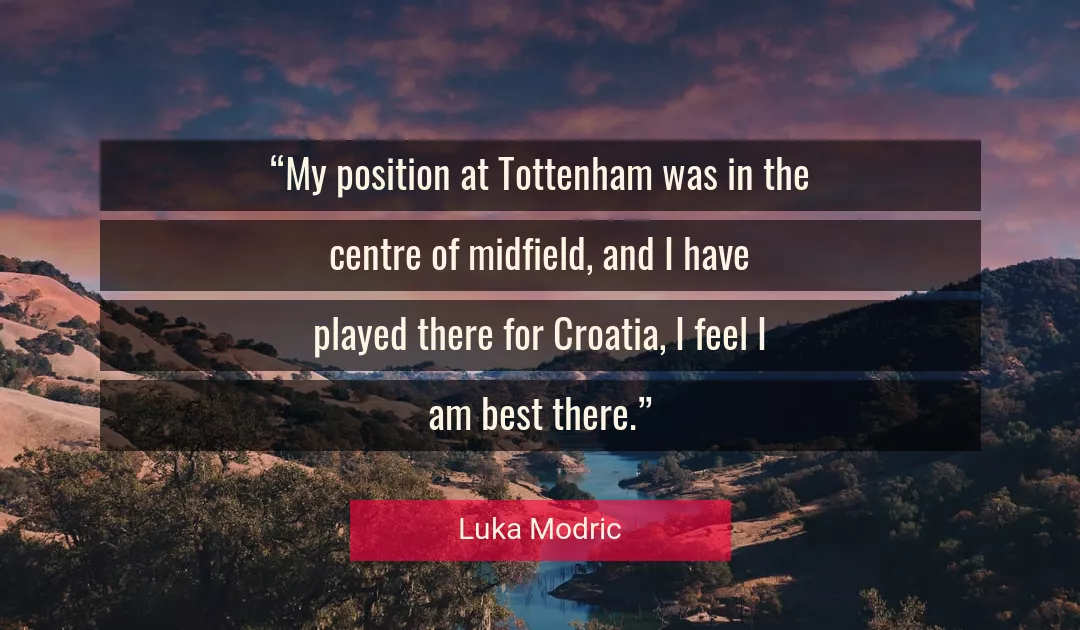 Quote About Best By Luka Modric
