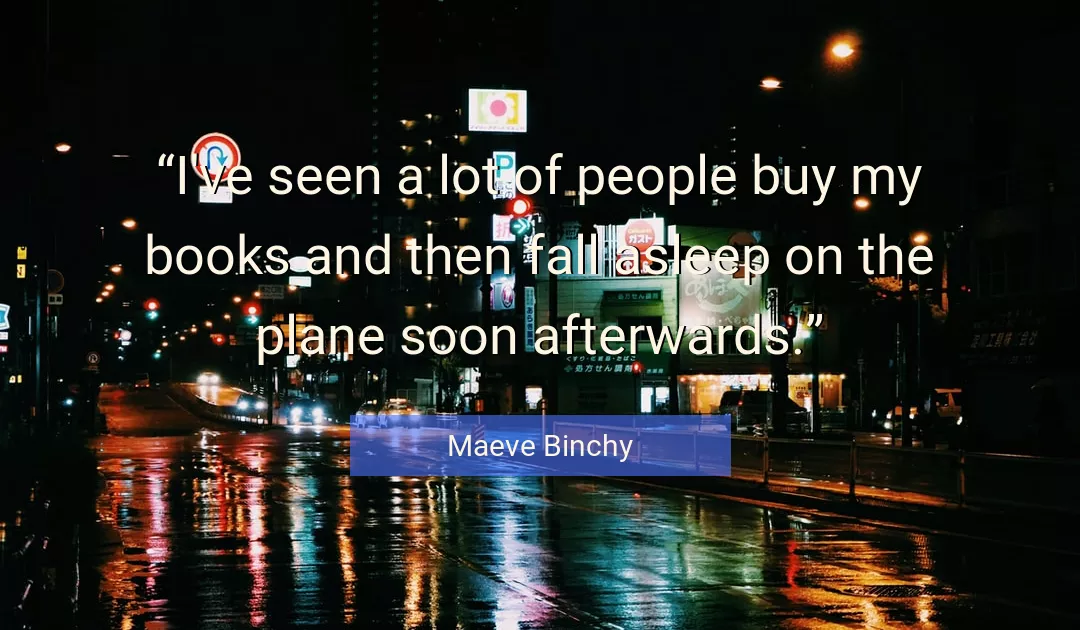 Quote About People By Maeve Binchy