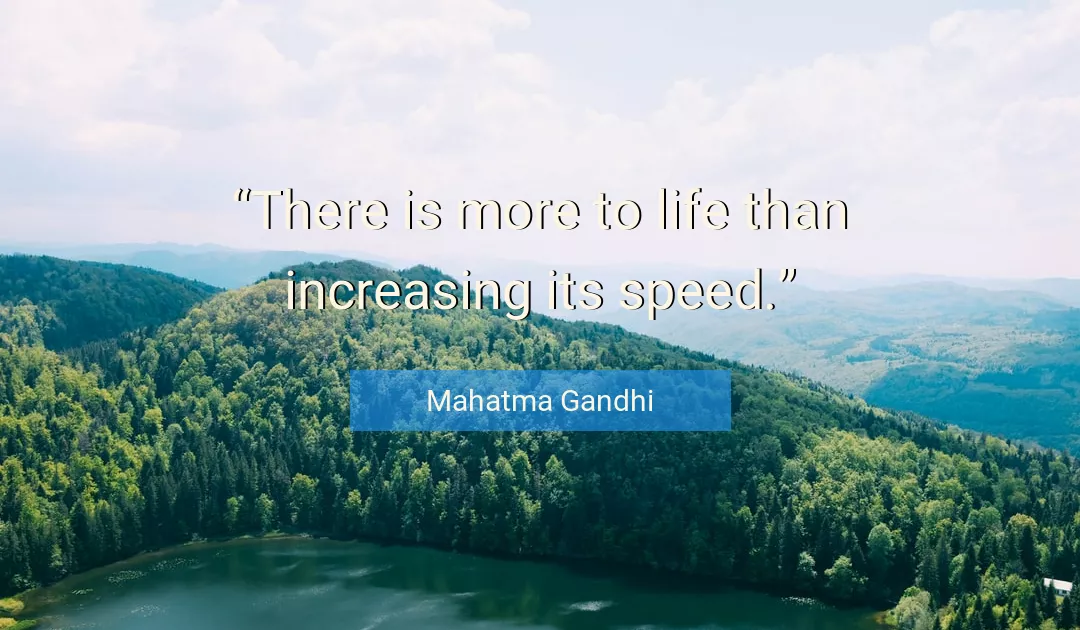 Quote About Life By Mahatma Gandhi