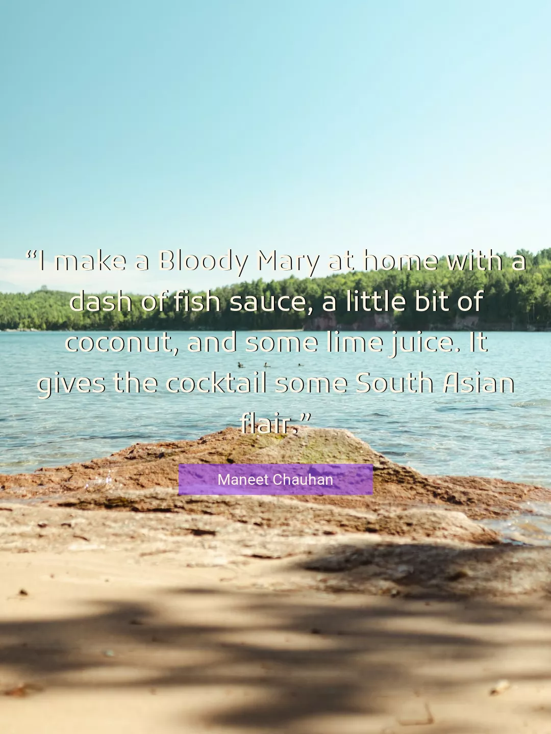 Quote About Fish By Maneet Chauhan