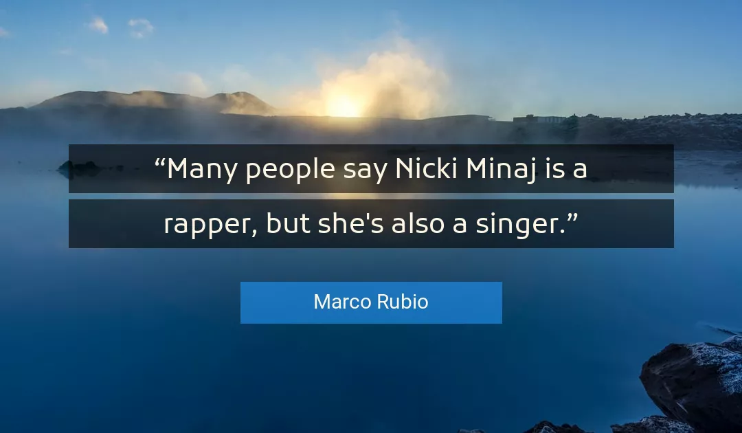 Quote About People By Marco Rubio