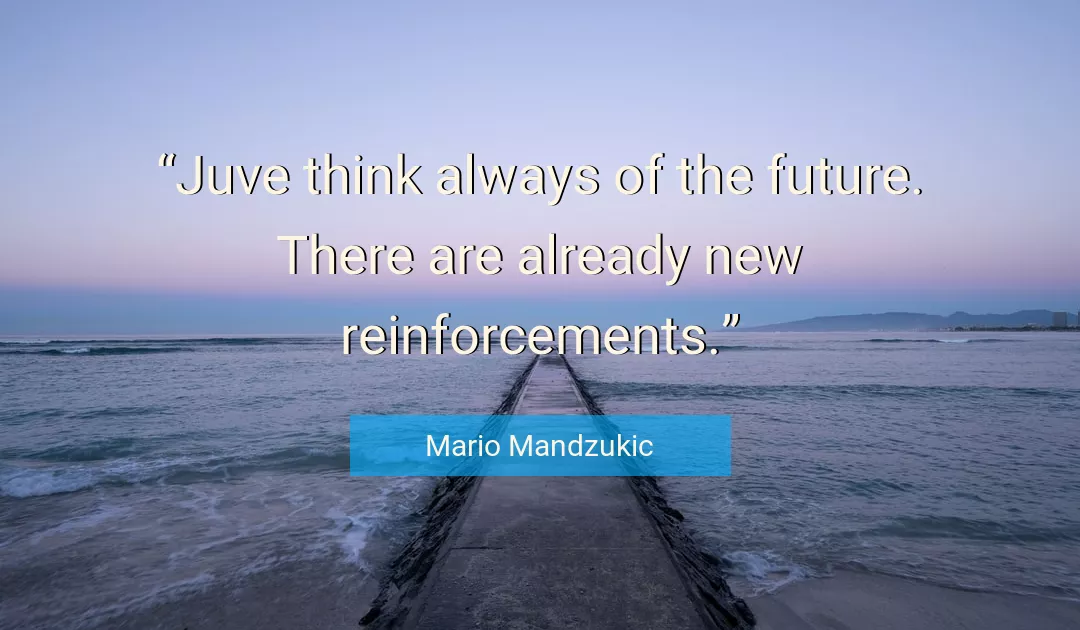 Quote About Future By Mario Mandzukic