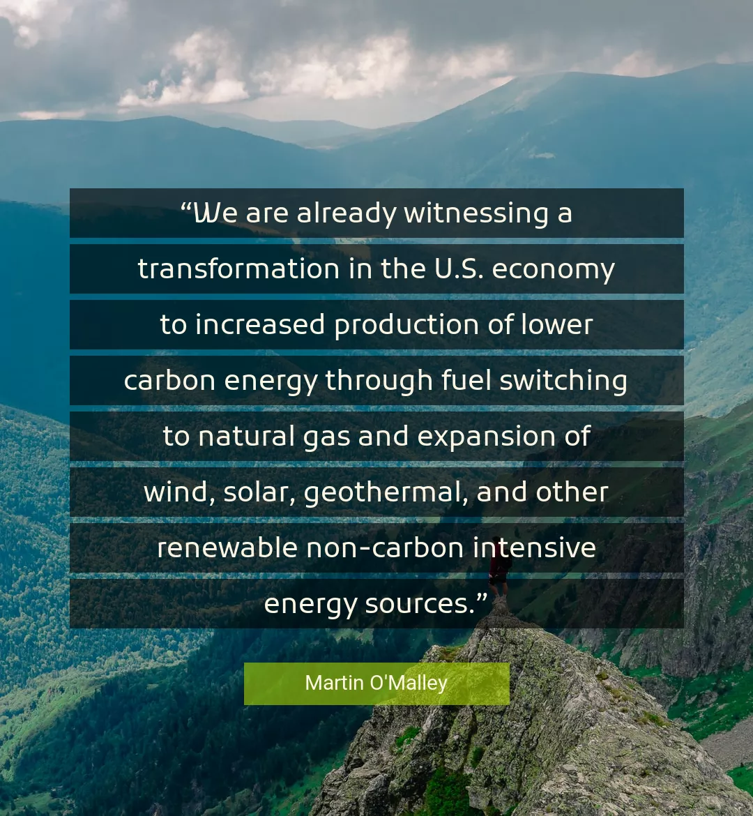 Quote About Wind By Martin O'Malley