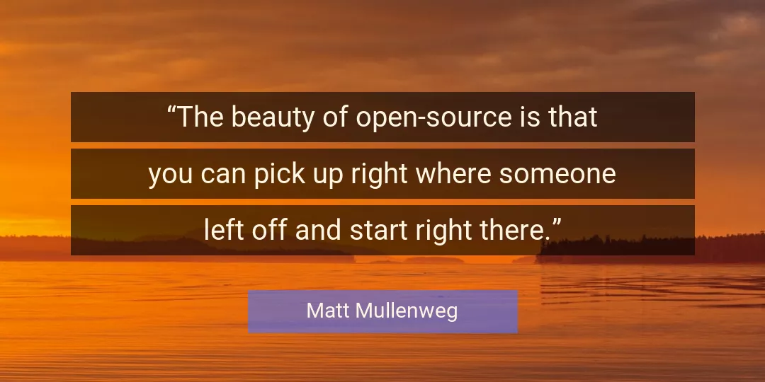 Quote About Beauty By Matt Mullenweg