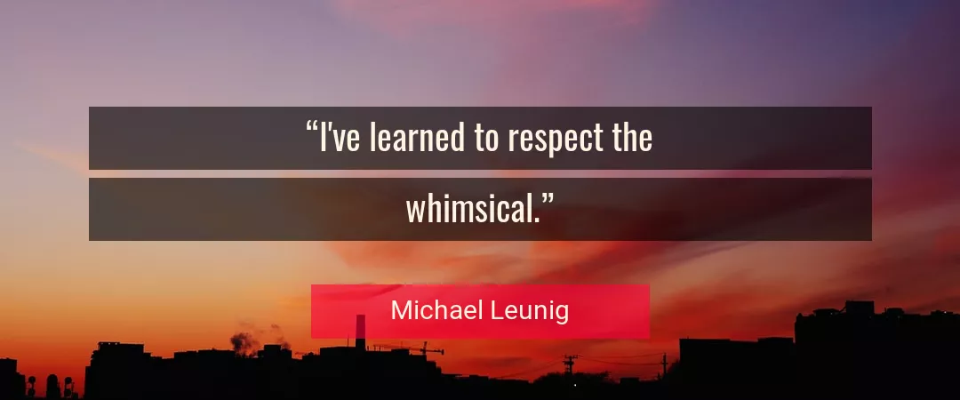 Quote About Respect By Michael Leunig