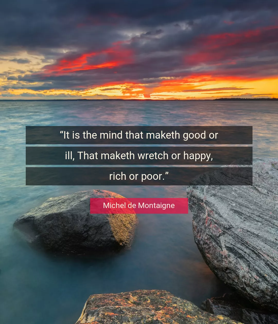 Quote About Wisdom By Michel de Montaigne