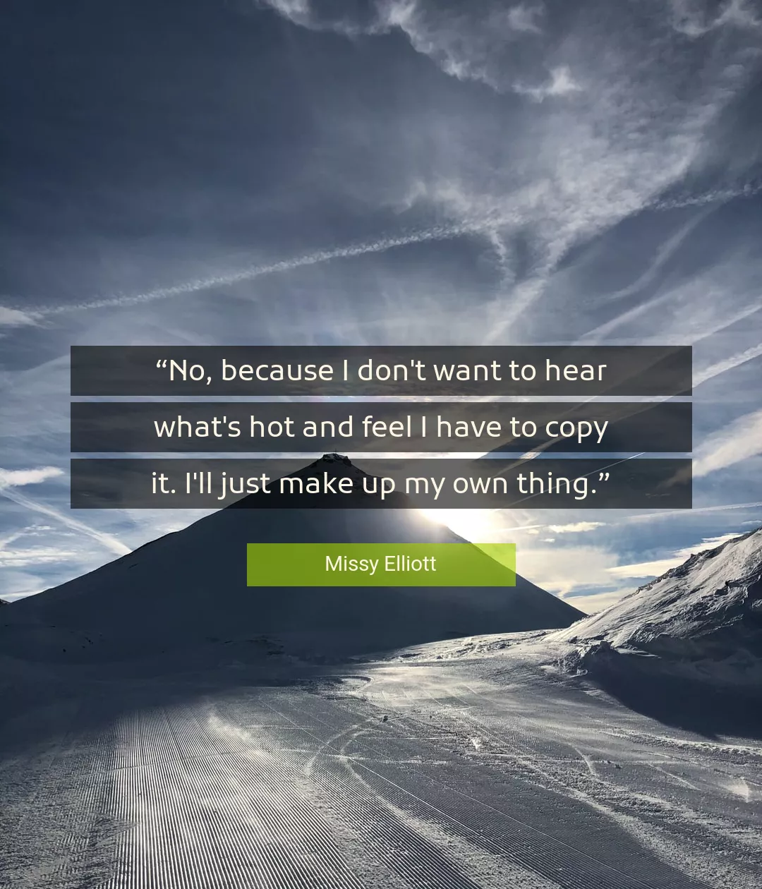 Quote About Feel By Missy Elliott