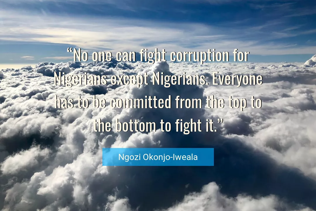 Quote About Fight By Ngozi Okonjo-Iweala