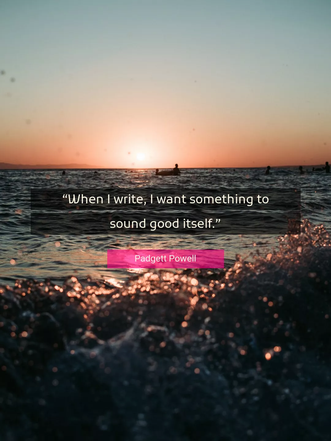 Quote About Good By Padgett Powell