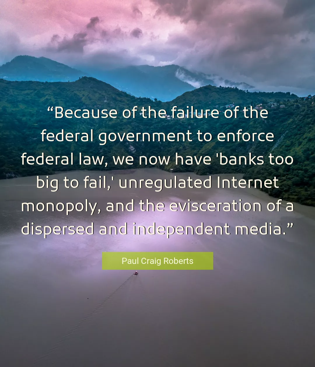 Quote About Failure By Paul Craig Roberts