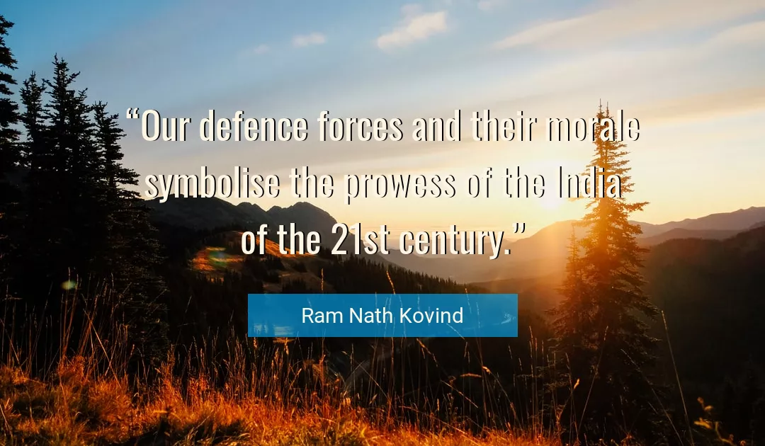 Quote About 21st By Ram Nath Kovind