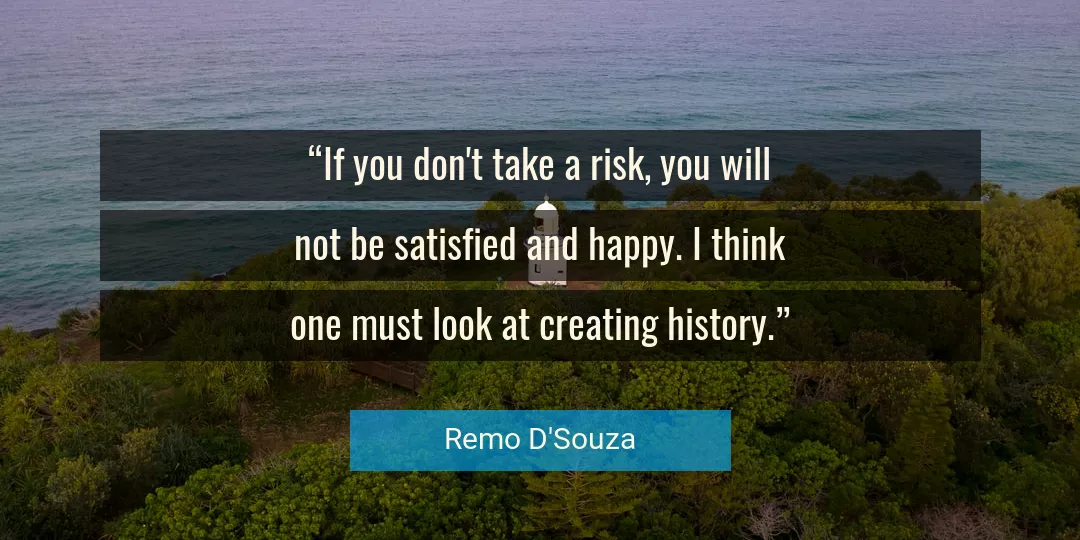 Quote About You By Remo D'Souza
