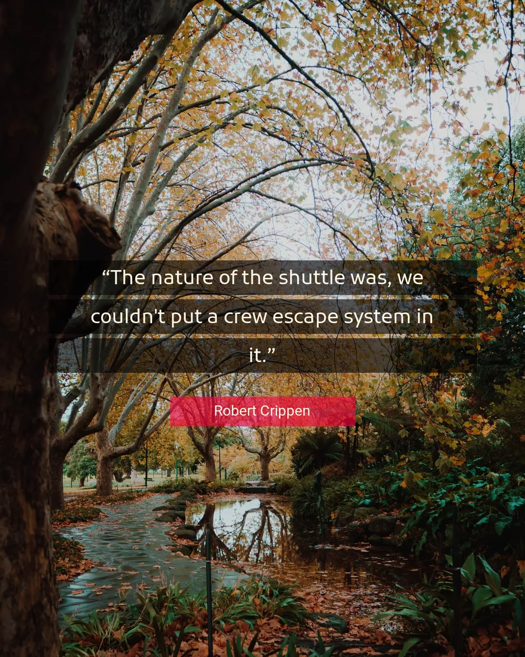 Quote About Nature By Robert Crippen