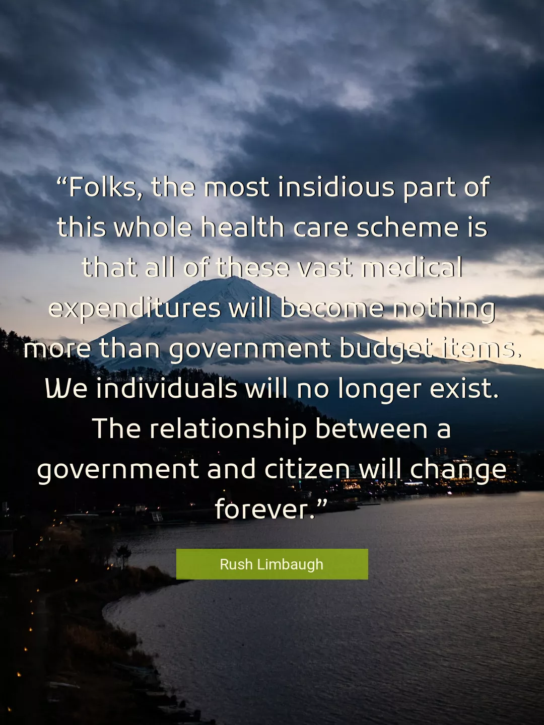 Quote About Change By Rush Limbaugh