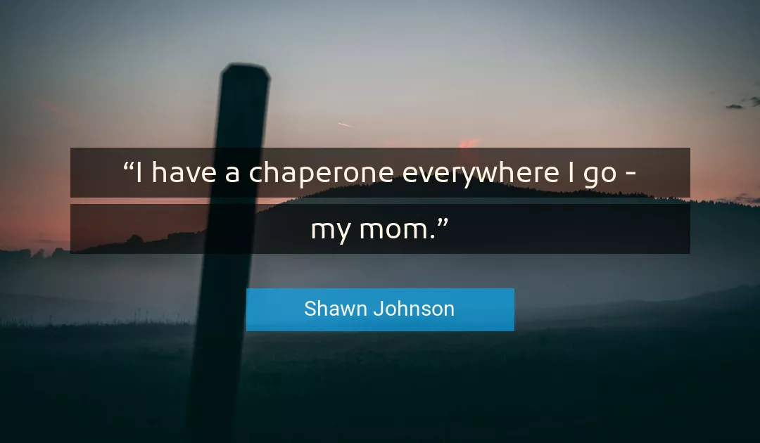 Quote About Go By Shawn Johnson