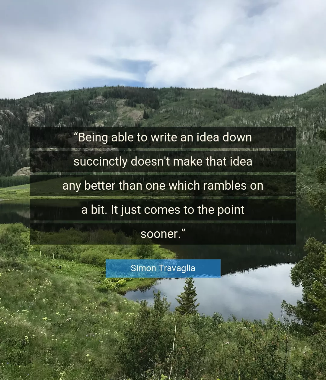 Quote About Better By Simon Travaglia
