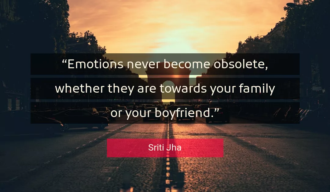 Quote About Family By Sriti Jha