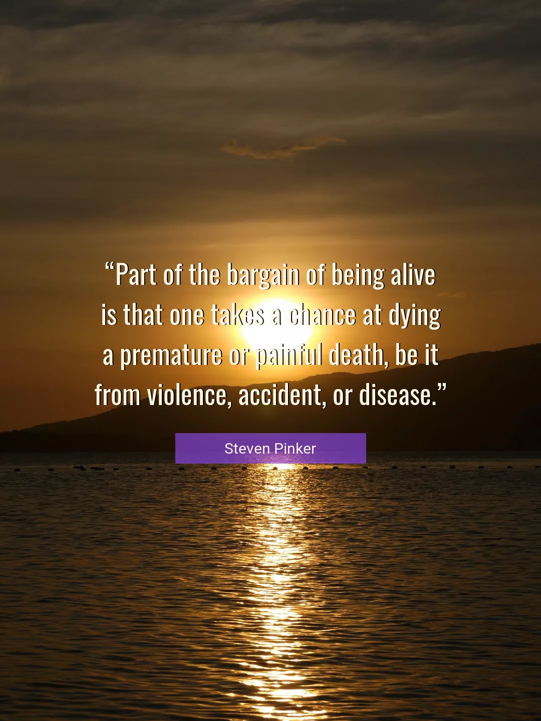 Quote About Death By Steven Pinker