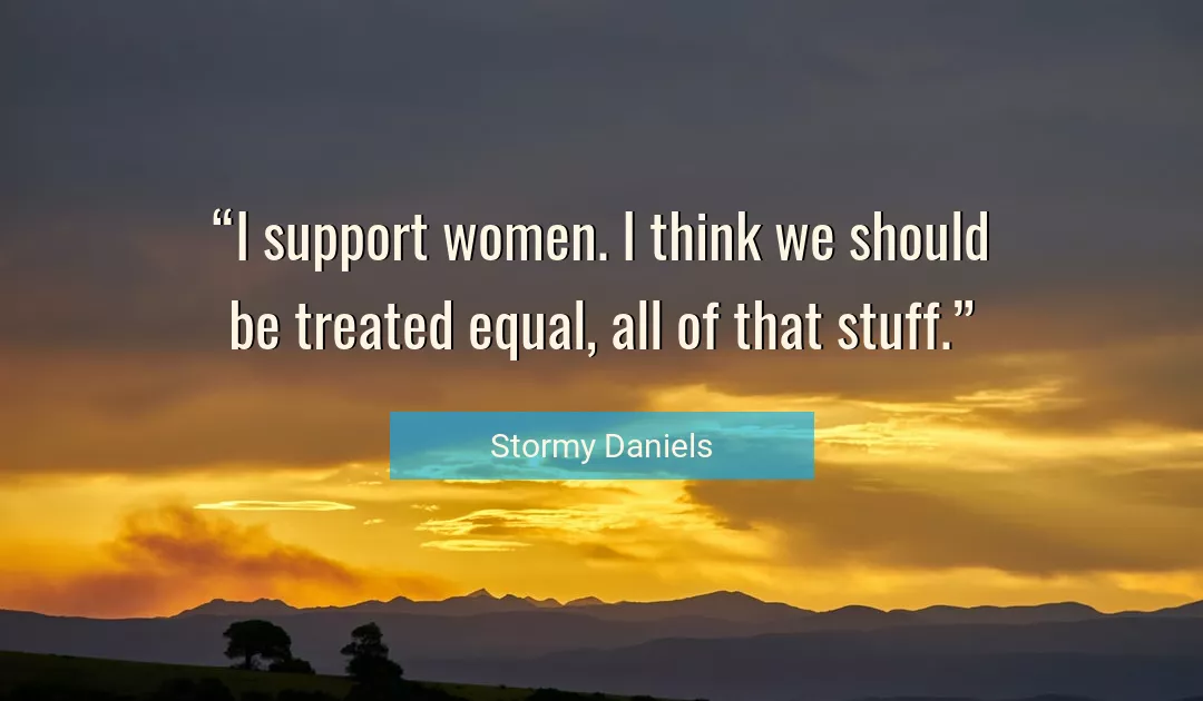 Quote About Women By Stormy Daniels