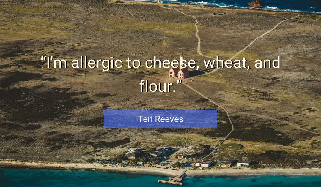 Quote About Cheese By Teri Reeves