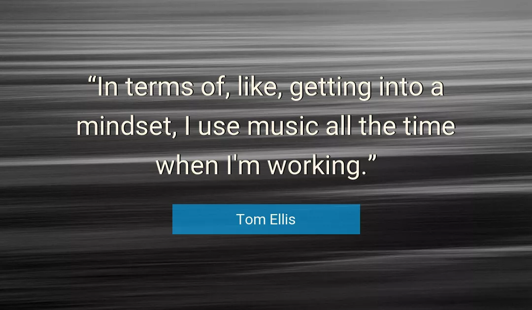Quote About Time By Tom Ellis