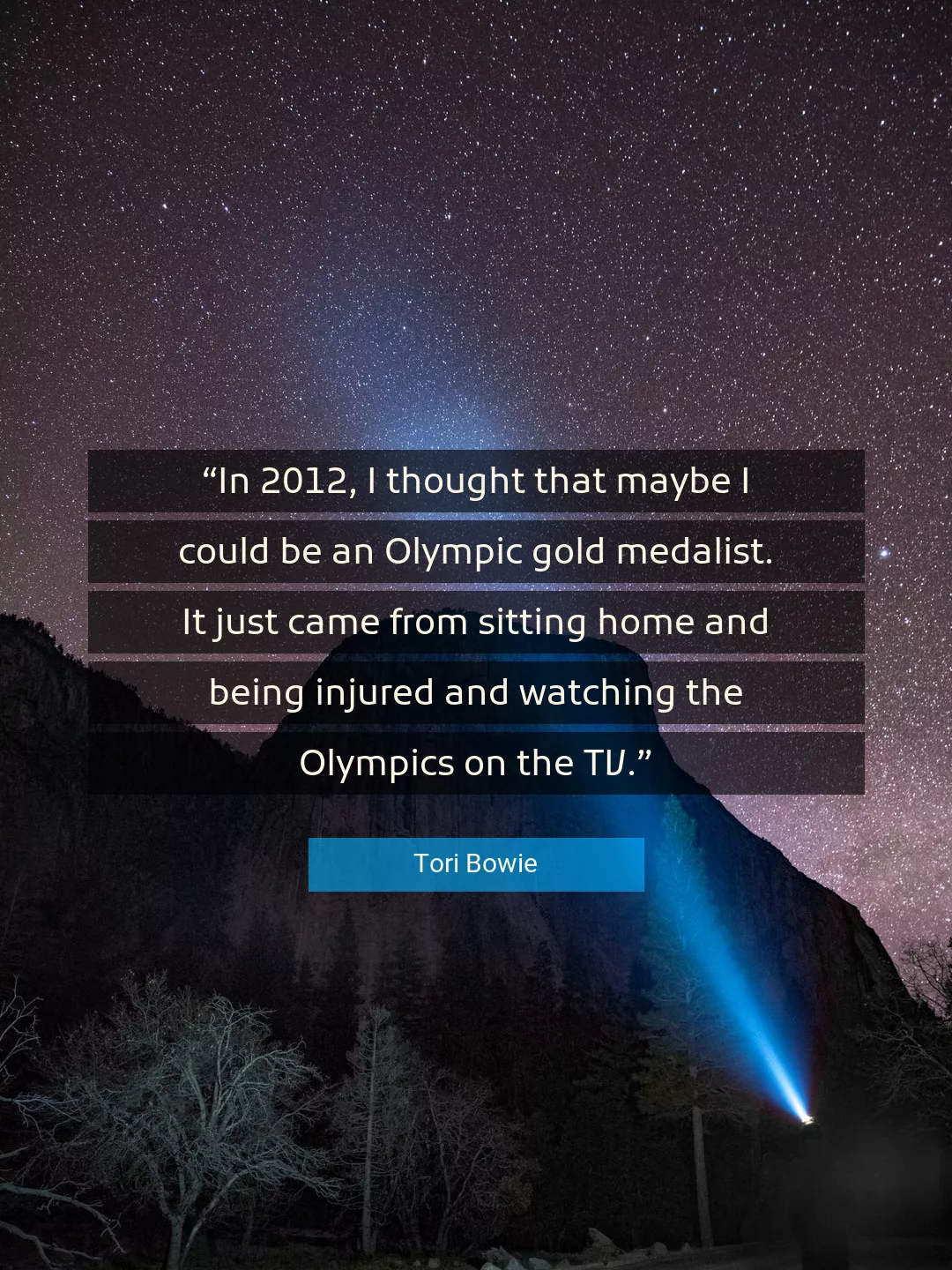 Quote About Home By Tori Bowie