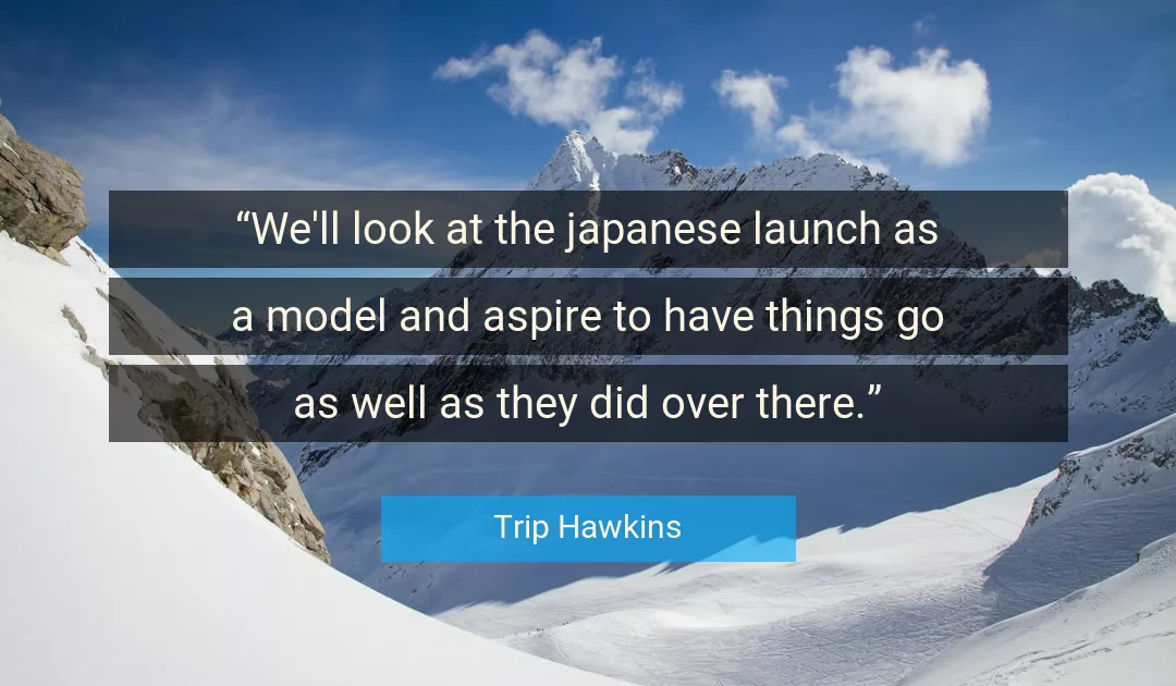 Quote About Look By Trip Hawkins