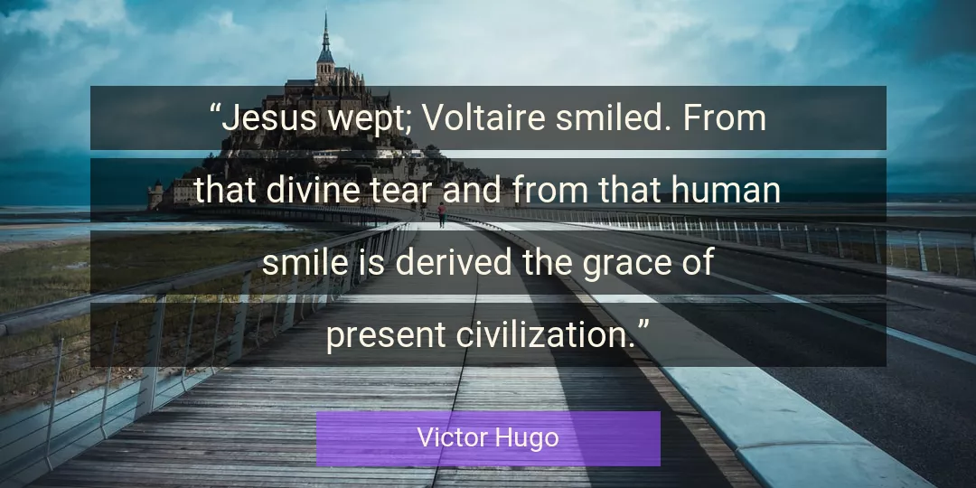 Quote About Smile By Victor Hugo