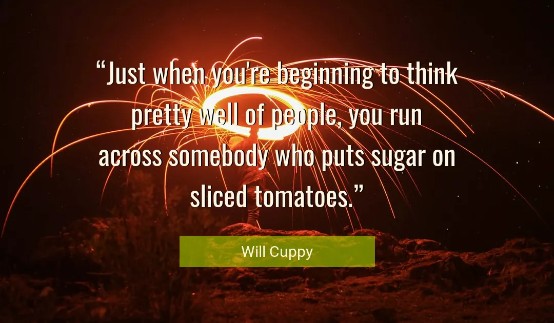 Quote About You By Will Cuppy