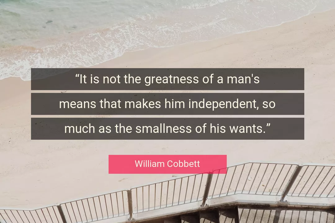 Quote About Man By William Cobbett